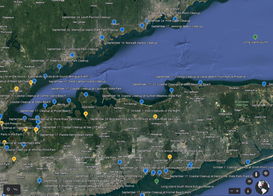 View Map of Events for Celebrating National Estuaries Week - Long ...
