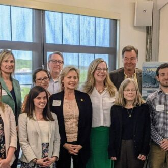 Partners-and-speakers-at-the-Suffolk-County-Long-Island-Sound-Coastal-Erosion-Forum-held-May-10-2023-at-the-Port-Jefferson-Village-Center