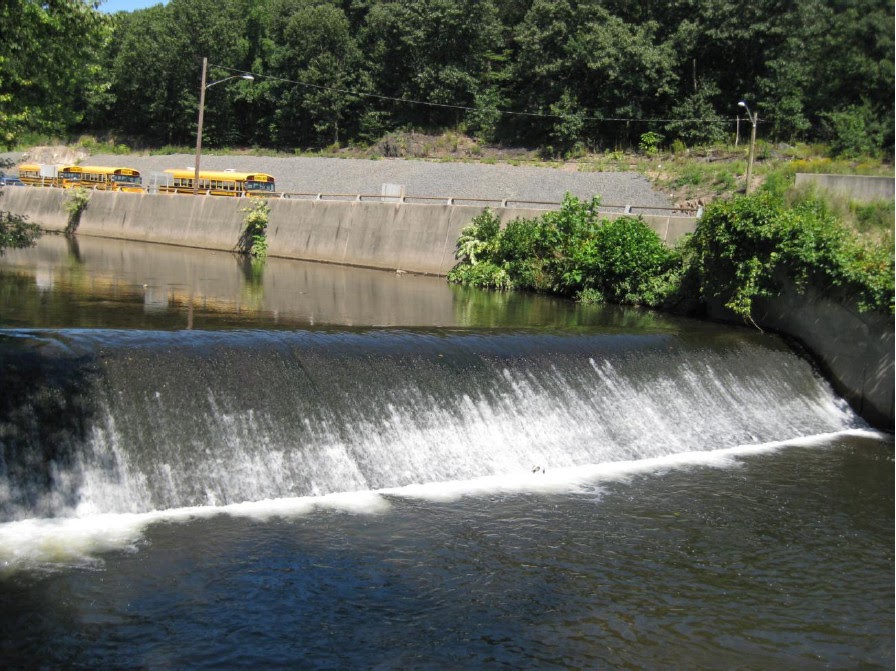 The Middle Street Dam in Bristol, CT will be removed using BIL Funding. CT DEEP photo