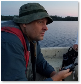 Dr. Gregory Dietl on board a research vessel.