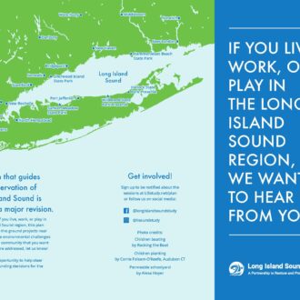 The cover of a brochure that describes the effort to revise the Comprehensive Conservation and Management Plan. The brochure was designed by Lucy Reading-Ikkanda.