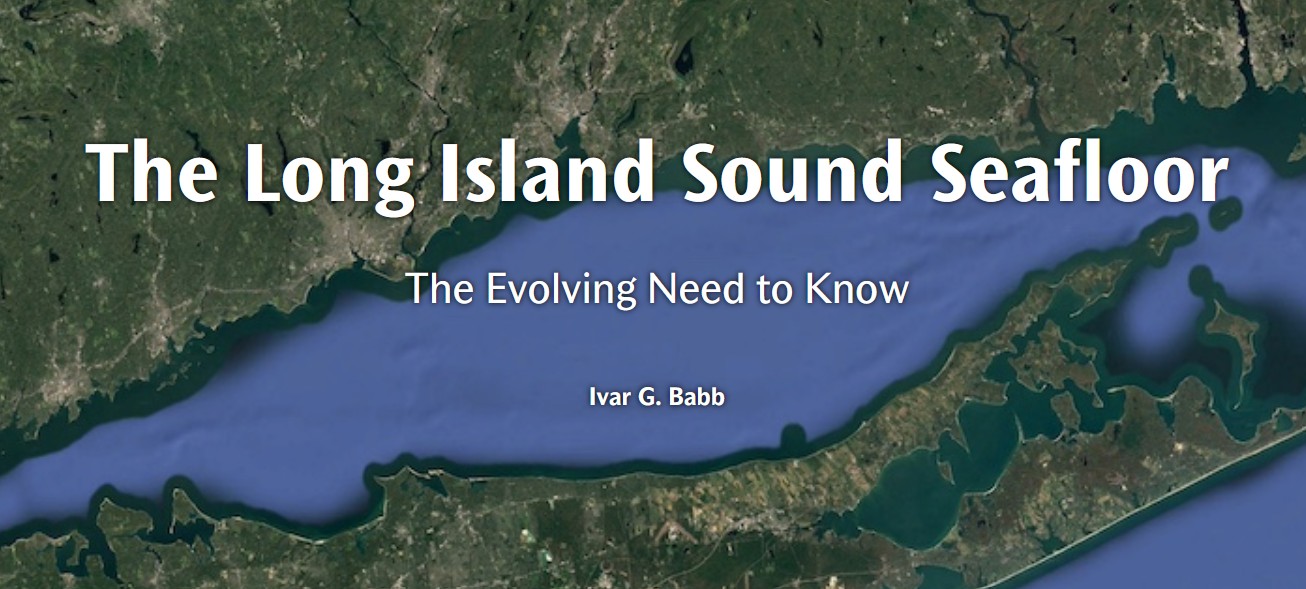 a screen shot of the Long Island Sound Seafloor StoryMap