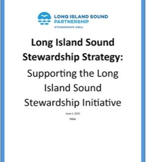 Cover page of the Long Island Sound Stewardship Strategy