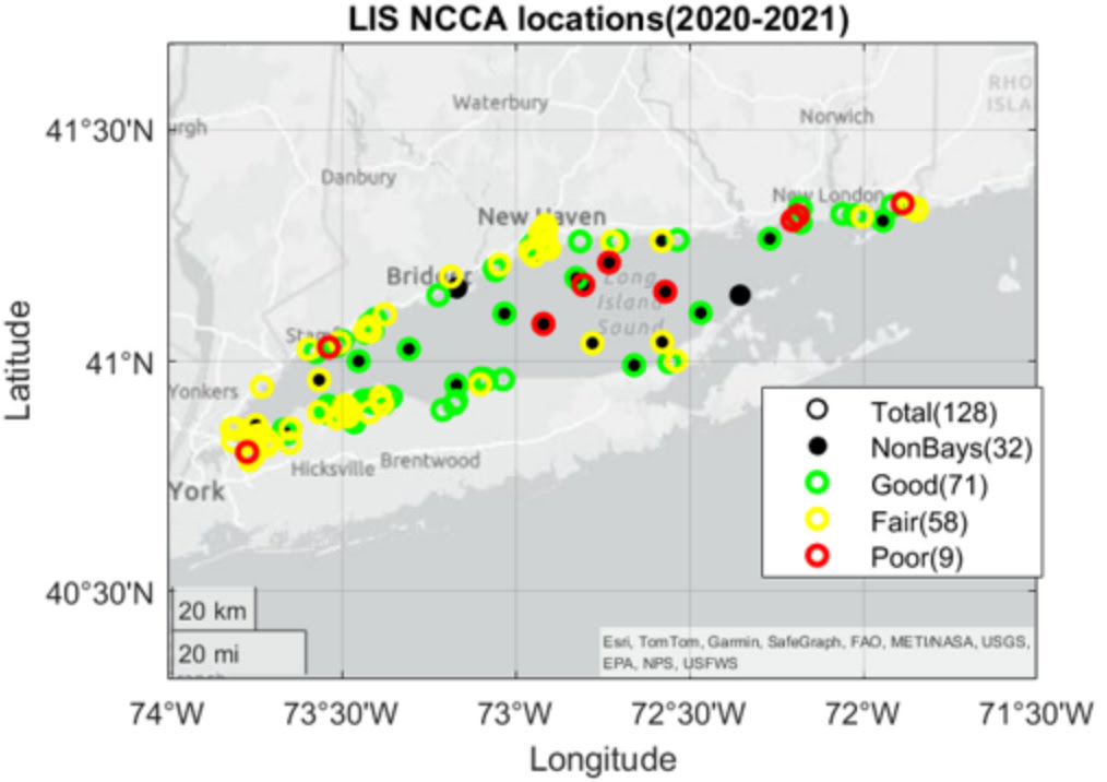 LIS NCCA locations (2020-2021)